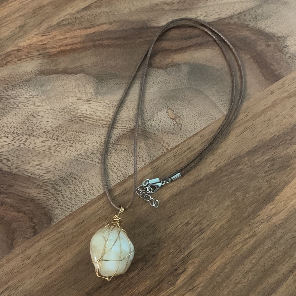 Polished Citrine necklace - Picture 2 of 4